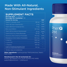 Carregar imagem no visualizador da galeria, Add 1 Bottle Of PhenQ PM For Accelerated Fat Loss With 50% Off!
